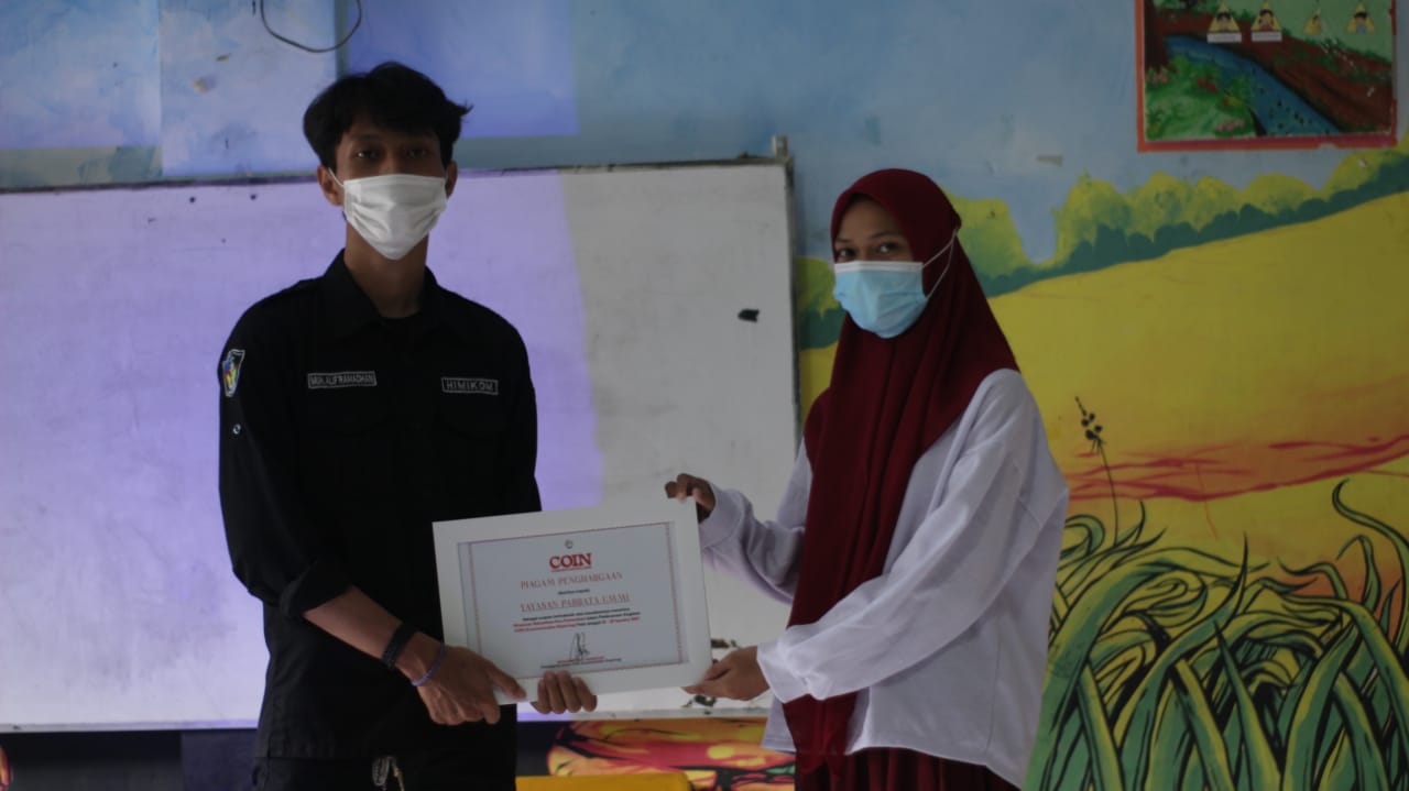 HIMIKOM UMI Gelar Penutupan Kegiatan COIN, berikan pesan Edukasi kepada Murid binaan