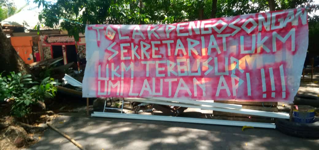 Pembongkaran paksa Sekretariat UKM UMI Menimbulkan polemik