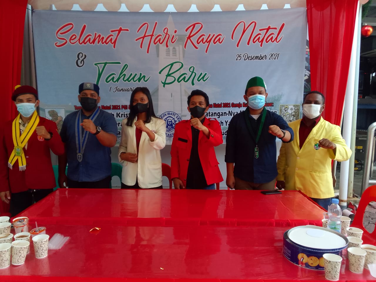 Amankan Perayaan Natal, PMKRI Cabang Makassar Mengajak Kelompok Cipayung Plus Kota Makassar