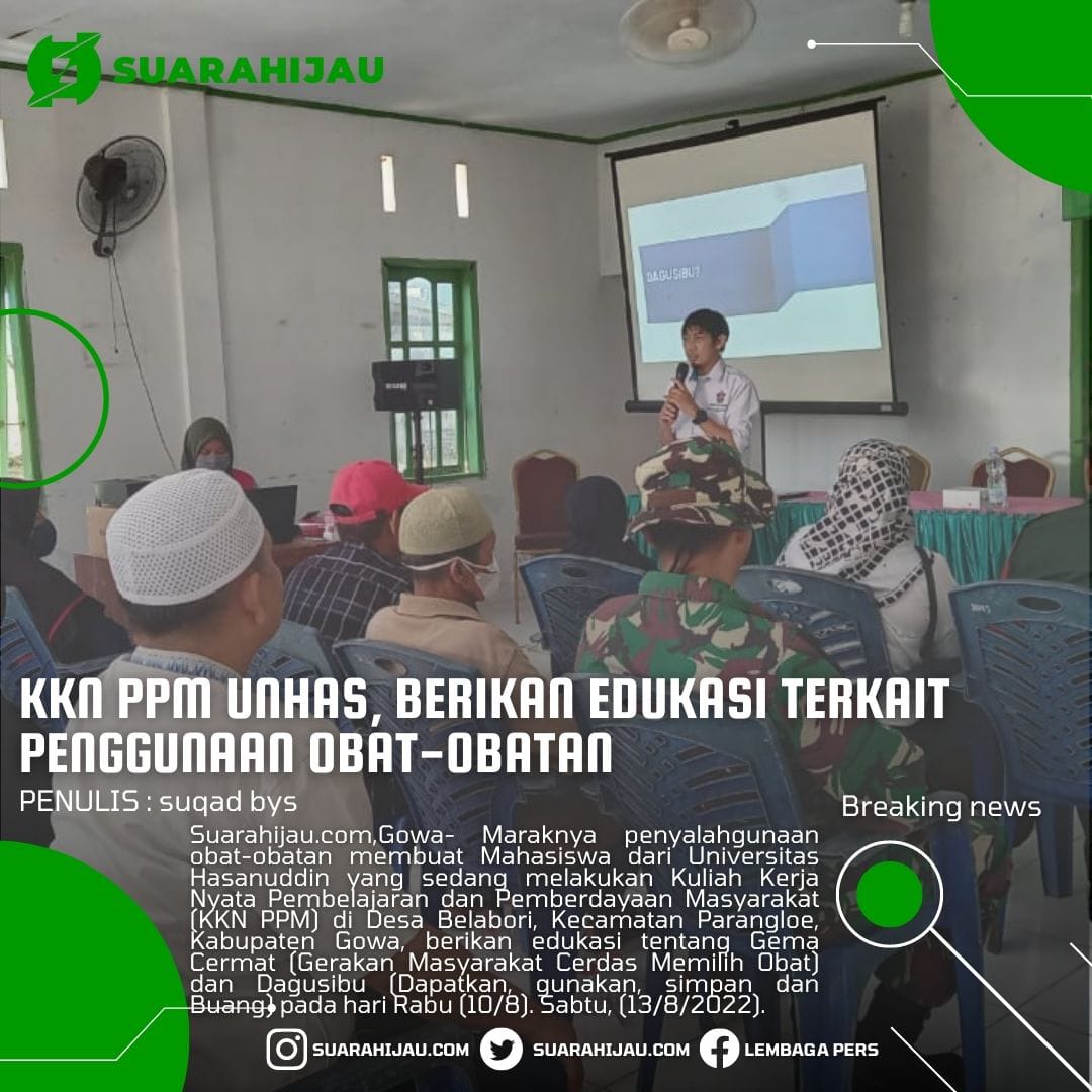 kkn unhas farmasi berikan edukasi obat-obatan