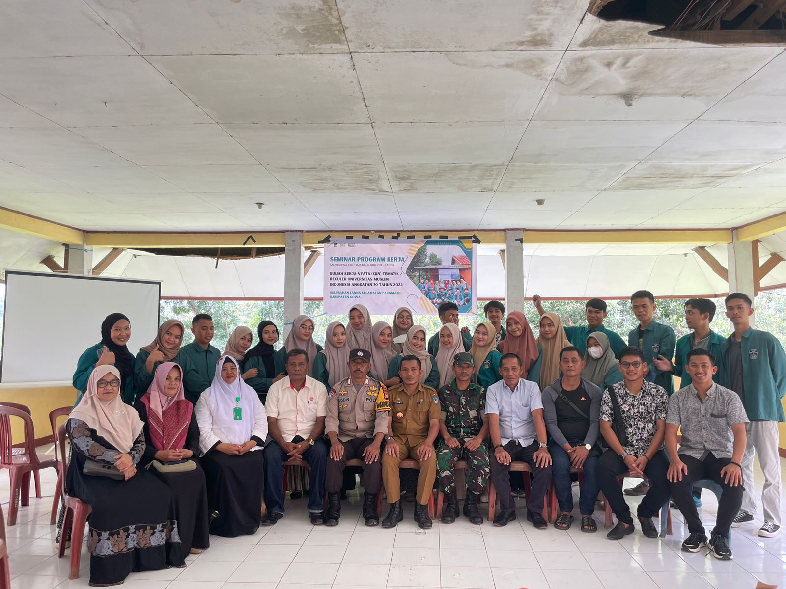 KKN Tematik Umi angkatan 70 Kelurahan Lanna sukses gelar seminar Proker dengan hadirkan proker strategis