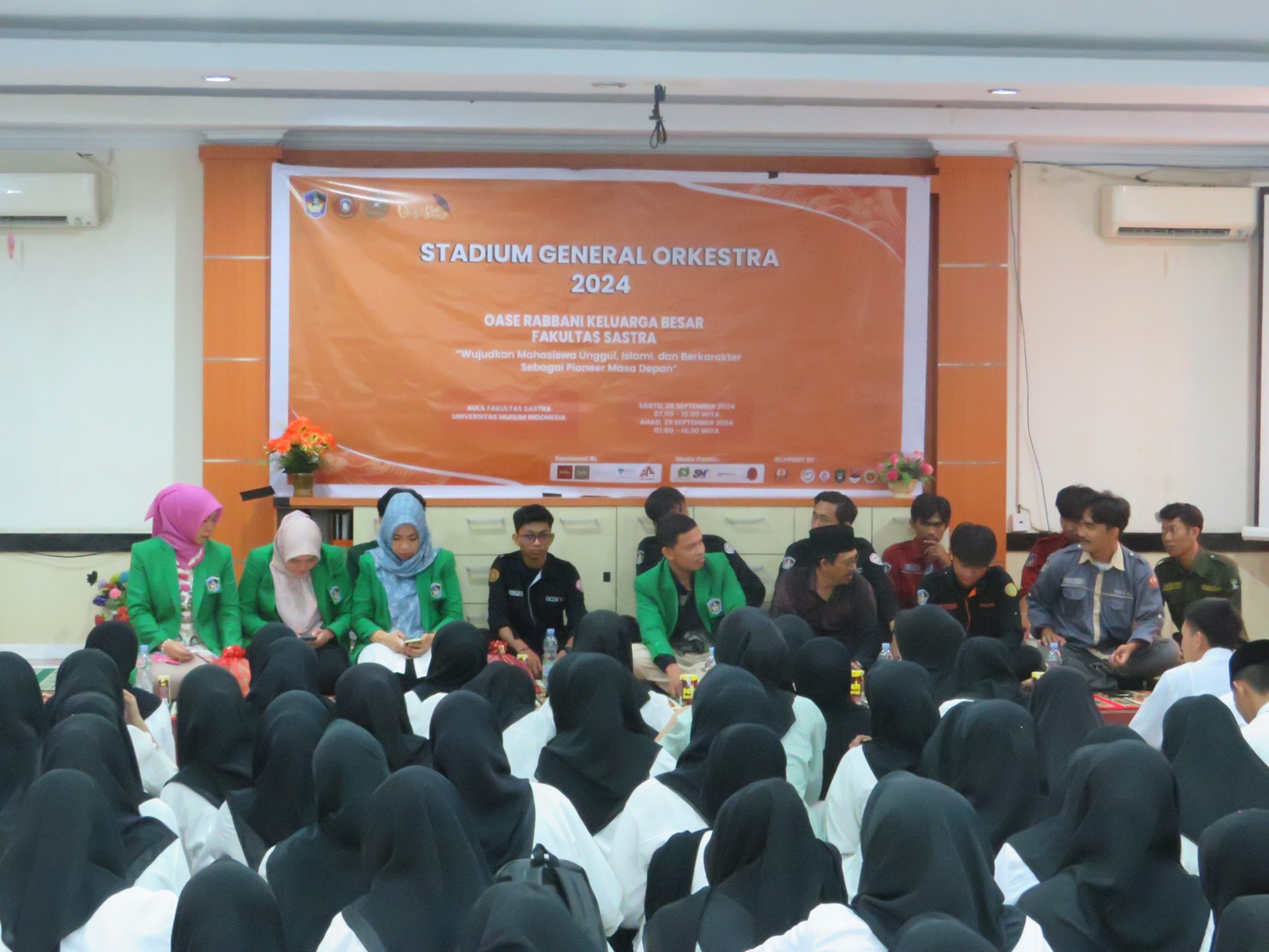 Orkestra 2024, BEM Sastra Membangun Intelektual Dalam Penyambutan Mahasiswa Baru