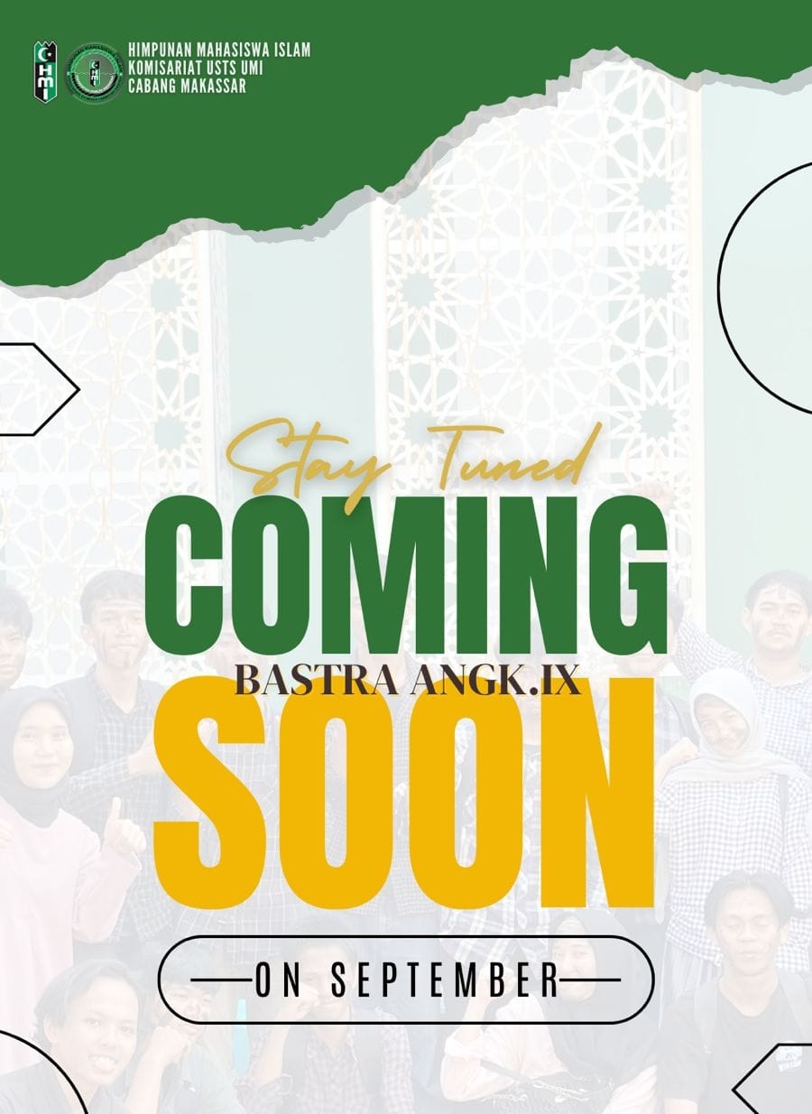 HMI Komisariat USTS UMI Akan Gelar Latihan Kader 1 Angkatan IX Pada September Mendatang